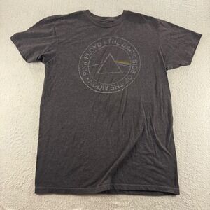 Pink Floyd The Dark Side Of The‎ Moon Graphic T-Shirt Gray Band Tee Album Art